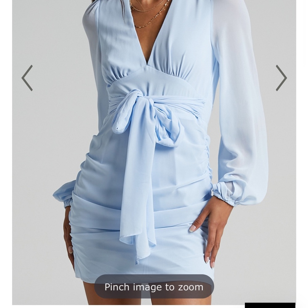 Light blue dress